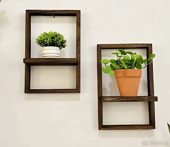 Rustikální krásné poličky nové - 8