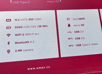 Notebook Umax 14 WG - 8