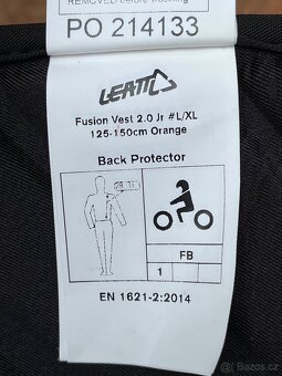 Dětský chránič krku a těla Leatt dětská L/XL 125-150cm - 8