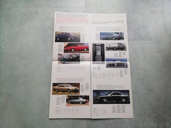 BMW E32 katalog 740i, 740il, M60B40, plakát - 8