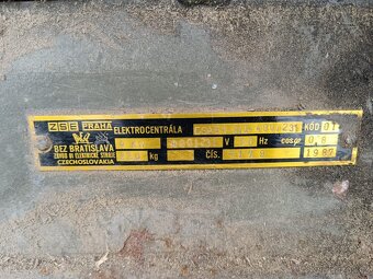 Vojenská elektrocentrála 5.5 kw - 8