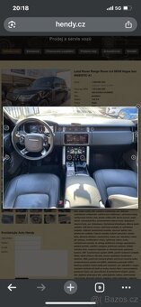 Prodám Land Rover Range Rover  4,4TDV8 Vogue - 8