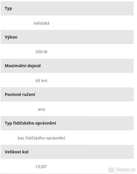 Elektrická koloběžka GoGEN VOYAGER POWER S911 černá - 8