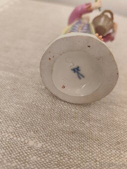 Meissen míšeň chlapec porcelánová soška 13 cm - 8