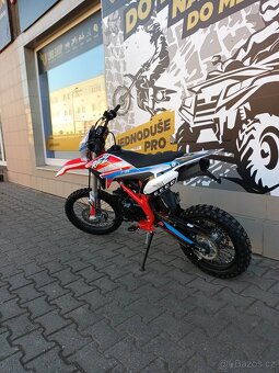 Pitbike Thunder 125cc 17x14 E-start červená - 8