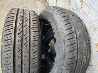15"černá alu sada Dezent 5x100 Škoda Rapid Fabia 3 Polo - 8