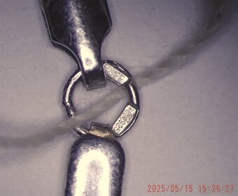 Stříbrný řetízek Bismark 60cm 9.69g ryzosti 925 - 8