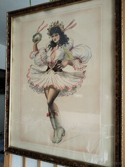 obraz TANEČNICE S VĚNEČKEM, Jaroslav Štika - 8