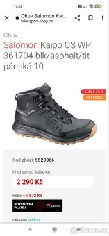 Pánské zimní boty Salomon Kaipo vel.43 1/3 - 8