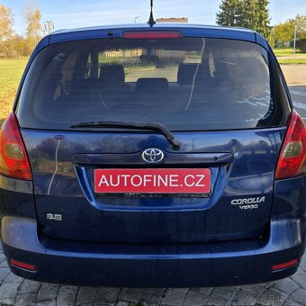 TOYOTA COROLA VERSO 1,6 16v 81kW BENZÍNOVÝ ČTYŘVÁLEC KLIMA - 8