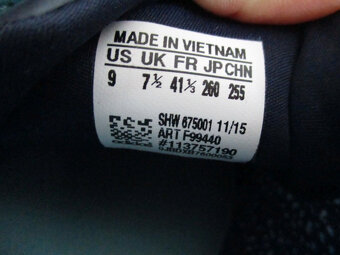 Dámské šněrovací baleríny modré Adidas 40 41 - 8