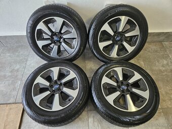 ‼️Alu disky SUBARU 17" +☀️letné pneu 225/60 R17 + TPMS - 8