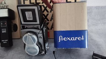 Starý fotoaparát Flexaret + pouzdro, příslušenství, krabice - 8