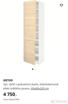 METOD vysoká skříň 3ks - 8