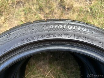 4x Letní pneu Bridgestone + Altenzo - 225/45 R17 - 80% - 8