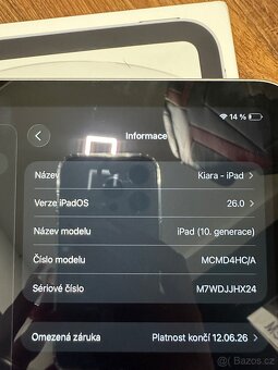Apple iPad 10. generace 256 GB + Apple Pencil USB-C ZÁRUKA - 8