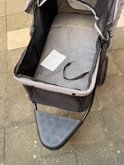 Kočár pro psa PawHut Quido černá + šedá - 8