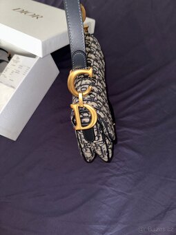 Kabelka Dior Saddle Jacquard - 8