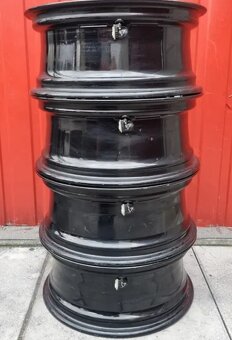 16"NEJET ČERNÉ ALU DISKY 4x108 FORD FIESTA-7+ČIDLA - 8