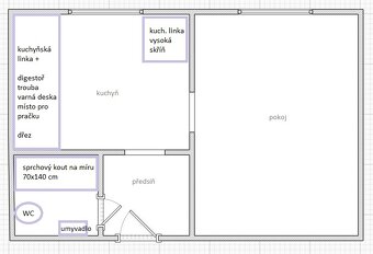 Pronájem bez RK, cihlový byt 1+1 po reko., Brno-Řečkovice - 8