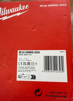 Milwaukee sada M18 HNRG-552 nová - 8