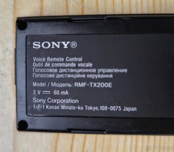 Zánovní Dálkový ovladač SMART TV SONY RMF-TX200E + Nové Batt - 8
