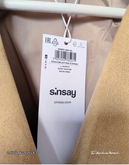 Dámské teplejší sako z umělého semiše v. Xl. - 8