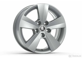 ŠKODA orig Alu disky Orion 16“ + letní pneu - 8