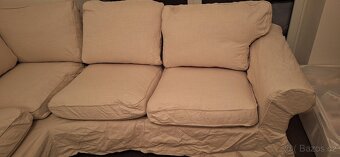 IKEA EKTORP rohová s potahem SVANBY - 8