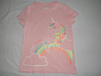 dívčí trička vel.134/140 - různé značky - 8