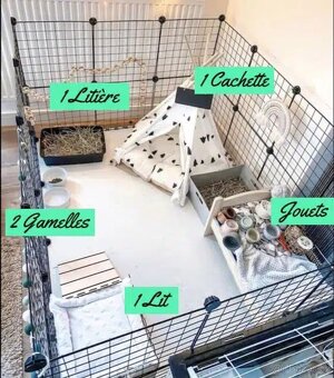 Klec/ohrádka pro králíka či morče - 8