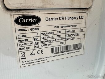 Prosklená chladicí lednice dvoudveřová Carrier - 8