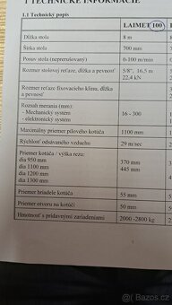 Kmenová kotoučová pila Laimet 100 - 8