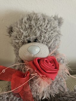 Plyšový medvídek Me to you s růží - 8