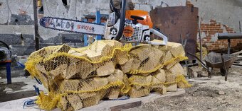 Štípané palivové dřevo,Krbové dříví,Suché, Balené, Pytlované - 8