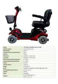 Elektrický vozík pro seniory TERUN Mini - 8