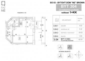 Pronájem bytu 1+kk, 41 m², Uherské Hradiště - Hrušková - 8