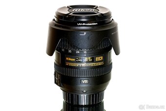 Nikon AF-S 16-85mm f/3,5-5,6 VR +UV filtr TOP STAV - 8