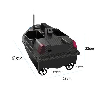 Zavážecí loďka, zakrmovací loď s GPS - 8