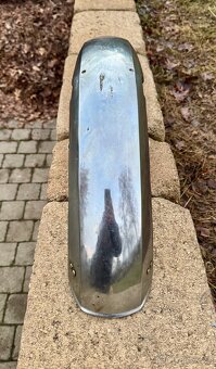 Jawa 350 634 638 - přední blatník chrom - 8