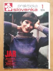 7 x slovenský módní časopis praktická slovenka. 1971, 1972 - 8