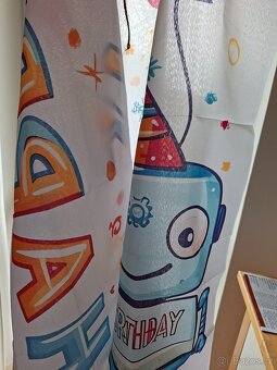 Narozeninova dekorace roboti - TEXTIL - 8