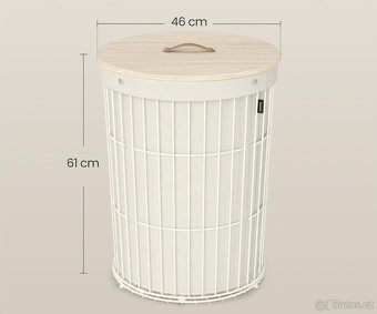 Nový prádelní koš na prádlo nebo hračky 95 litrů - 8