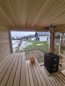 Exterierová fínska sauna s odpočivarňou - 8