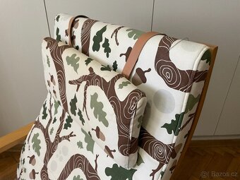 IKEA POÄNG křeslo – bříza, originální potah - 8