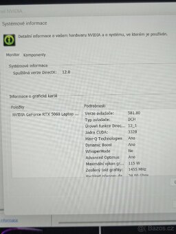 Herní notebook z RTX 5060, amd Ryzen 7, 32gb, 1tb - 8