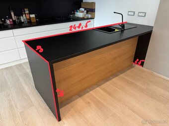 Kuchyňský ostrůvek d248,5 x š90 x v 89 - 8