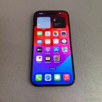 Černý iPhone 15 128GB, pěkný stav, 12 měsíců záruka - 8