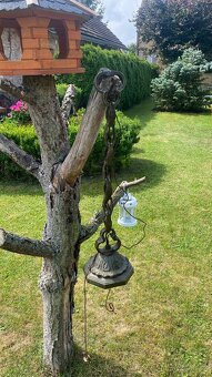 Hodně starý závěsný lustr nebo svítidlo - 8