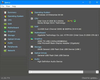 Kombo Gigabyte H77M-D3H Intel Core i5 12GB DDR3 RAM - 8